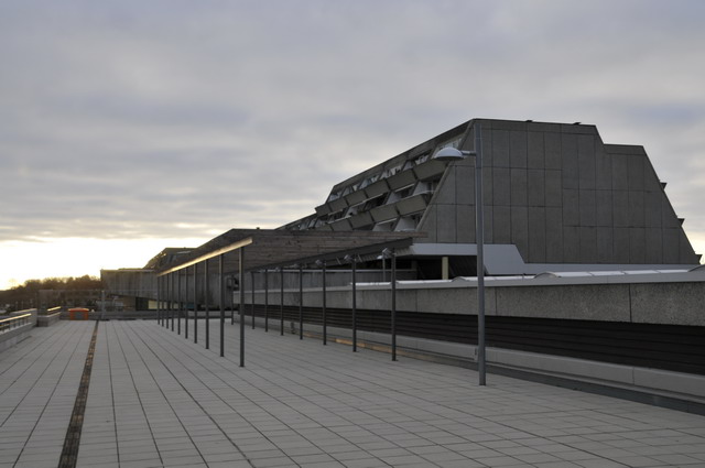 Olympiazentrum Schilksee, ein Beispiel der Schalbetonarchitektur der endenden 60er und beginnenden 70er Jahre Foto: CD / Nutzung nur mit Zustimmung des Fotografen!