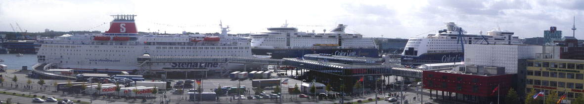 Pnoramabild anläßlich der neuen Color Line Fähre im Kieler Hafen Foto: CD / Nutzung nur mit Zustimmung des Fotografen!